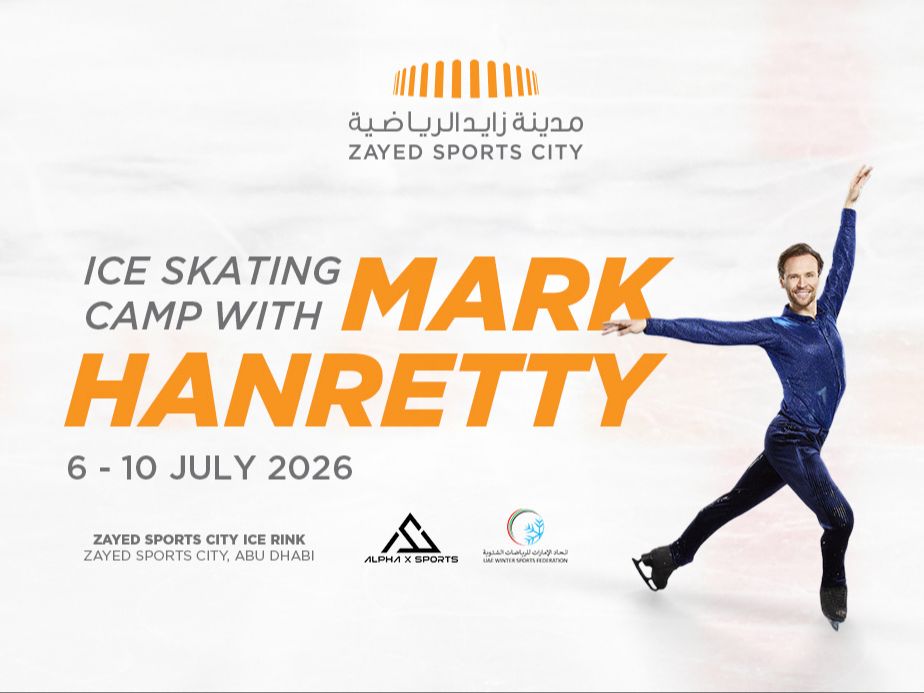 Zayed Sports City Ice Rink Skating Camp - with Mark Hanretty Guest Coach